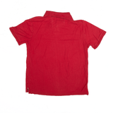 NAUTICA Polo Shirt Red Short Sleeve Mens S