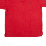 NAUTICA Polo Shirt Red Short Sleeve Mens M