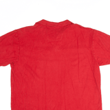 NAUTICA Polo Shirt Red Short Sleeve Mens M