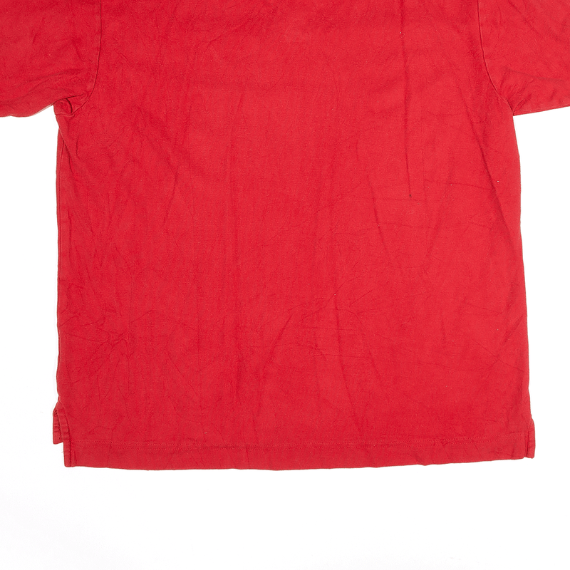 NAUTICA Polo Shirt Red Short Sleeve Mens M