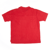 NAUTICA Polo Shirt Red Short Sleeve Mens M