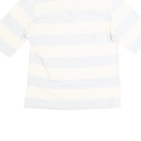 TOMMY HILFIGER GOLF Yellow Striped Short Sleeve Polo Shirt Womens M