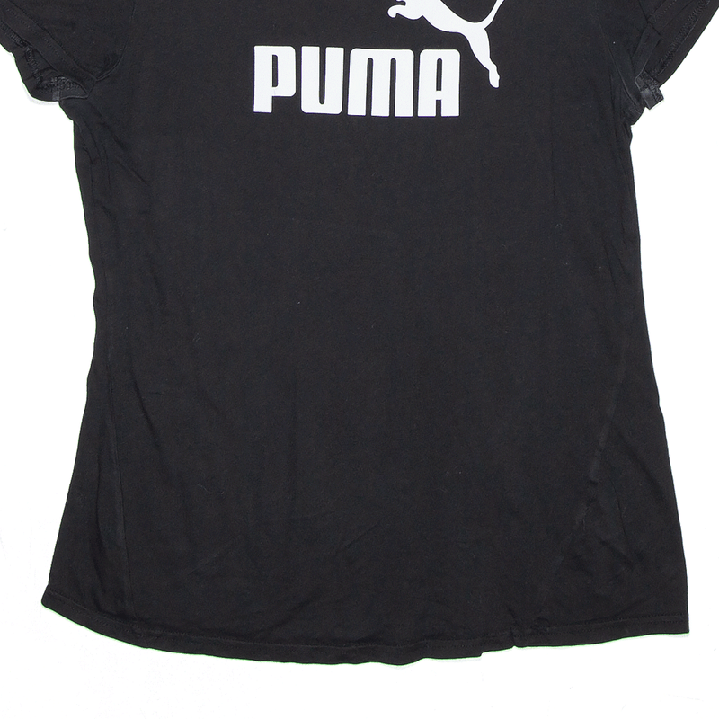 PUMA Sports Black Short Sleeve T-Shirt Womens M