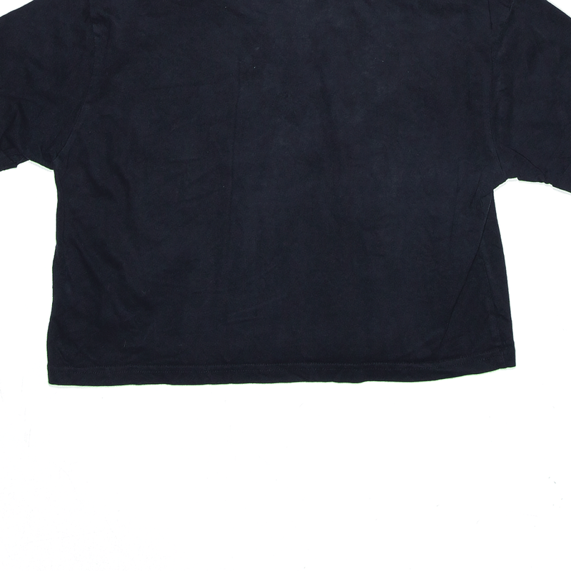 ELLESSE Cropped Sports Black Short Sleeve T-Shirt Womens S
