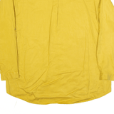 ZARA DENIM Blouse Yellow V-Neck Long Sleeve Womens M
