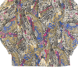 Abstract Wings Beige Blouse XL