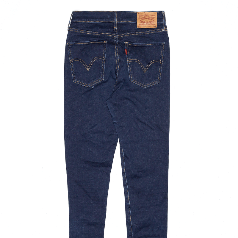 LEVI'S Mile High Blue Denim Slim Skinny Jeans Womens W24 L32