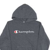 CHAMPION Sports Hoodie Grey Pullover Boys L