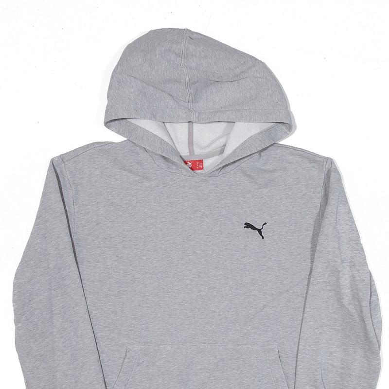 PUMA Sports Hoodie Grey Pullover Mens S