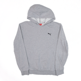 PUMA Sports Hoodie Grey Pullover Mens S