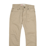 LEVI'S 511 Jeans Beige Denim Slim Straight Boys W28 L28