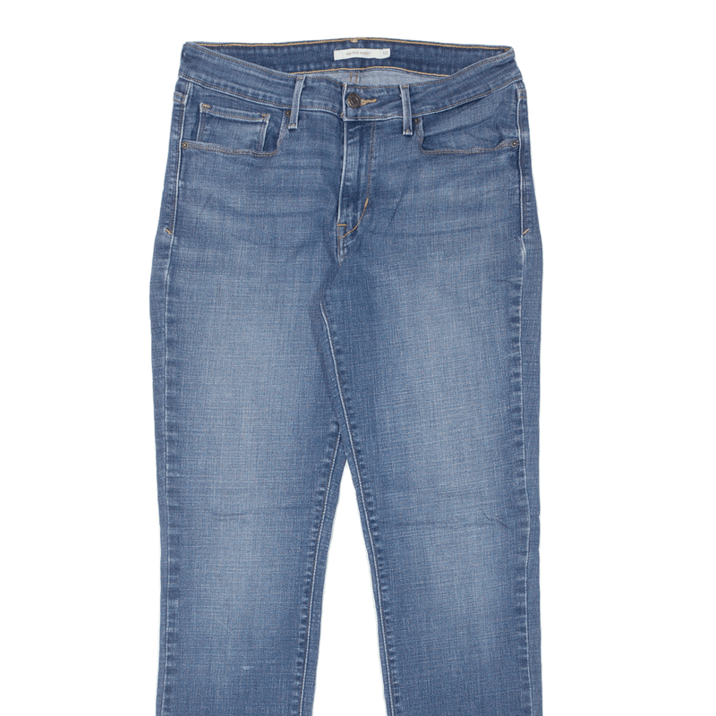 LEVI'S Mid Rise Jeans Blue Denim Slim Skinny Stone Wash Womens W30 L32