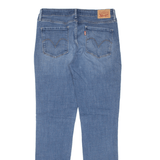 LEVI'S Mid Rise Jeans Blue Denim Slim Skinny Stone Wash Womens W30 L32