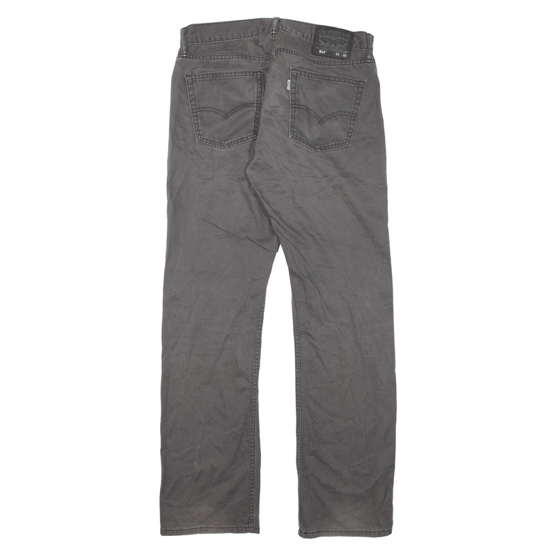 dreng hul indrømme LEVI'S 514 Jeans Grey Denim Slim Straight Mens W32 L32 – Cerqular