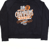 MLB SF GIANTS Hoodie Black Pullover USA Womens L