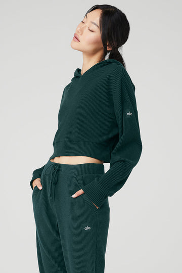 alo Muse Sweatpant in Midnight Green