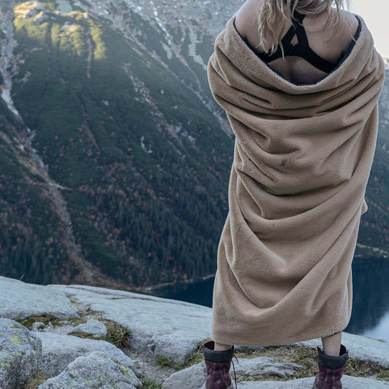 Fur Blanket INSPIRED BY Aurora Desert