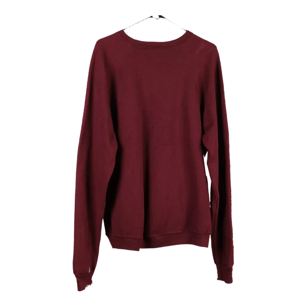Harvard University Lee College Sweatshirt - Large Red Cotton