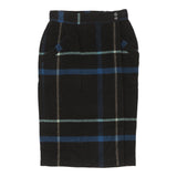 Emporio Armani Skirt - 26W UK 6 Blue Wool Blend