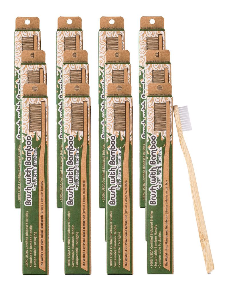 Bamboo Toothbrush - Adult - Extra Soft