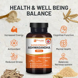 Ashwagandha 1500mg 180 Vegan Tablets | 6 Months’ Supply | Pure High Strength Ashwagandha Root Extract | Ashwagandha Supplement | Made in UK by Prowise Healthcare