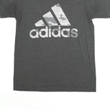 ADIDAS T-Shirt Grey Short Sleeve Mens S