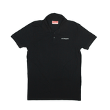 KAPPA Polo Shirt Black Short Sleeve Mens L