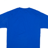 FRUIT OF THE LOOM Native American Eagle Dog T-Shirt Blue USA Short Sleeve Mens M