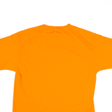 GILDAN Neon T-Shirt Orange Short Sleeve Boys L