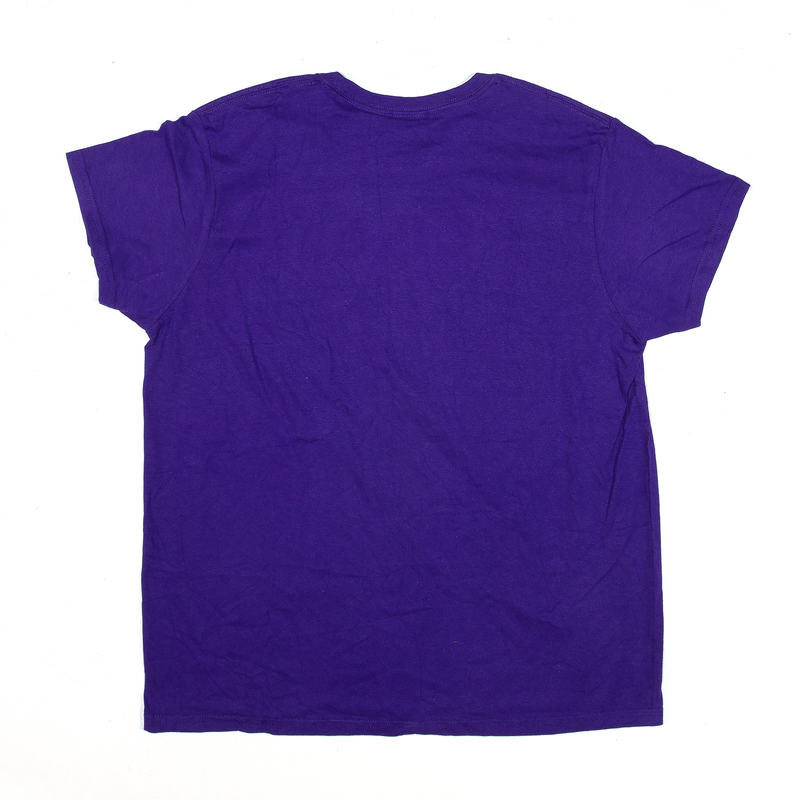 GILDAN T-Shirt Purple Short Sleeve Womens L