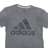 ADIDAS Sports Grey Short Sleeve T-Shirt Mens S