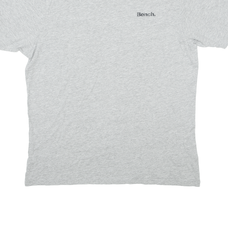 BENCH T-Shirt Grey Short Sleeve Mens XL