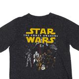 STAR WARS The Force Awakens T-Shirt Grey Short Sleeve Boys XL