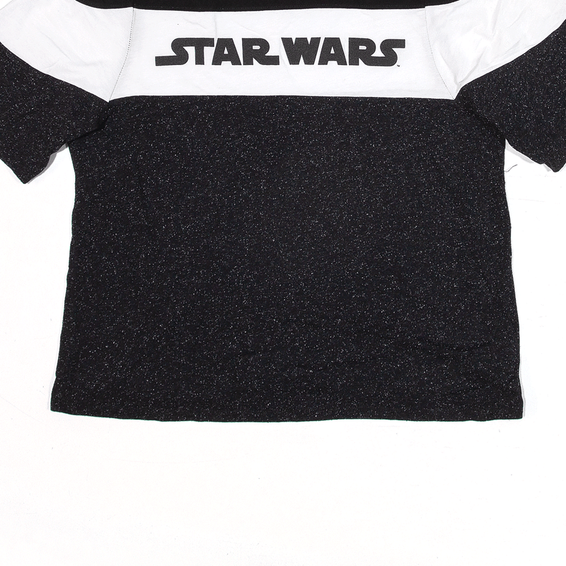 STAR WARS T-Shirt Black Short Sleeve Boys L