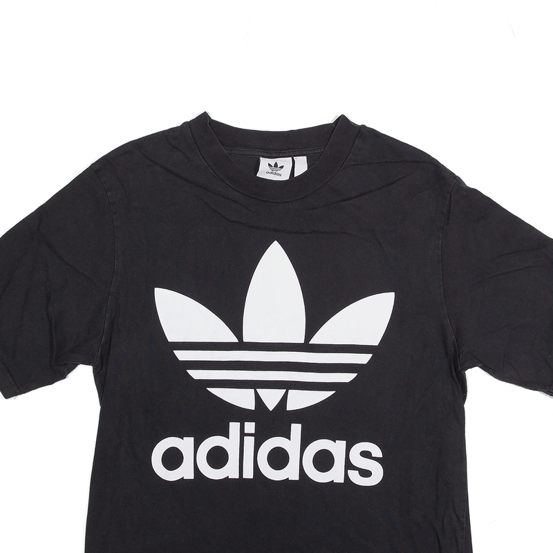 ADIDAS T-Shirt Black Short Sleeve Mens S