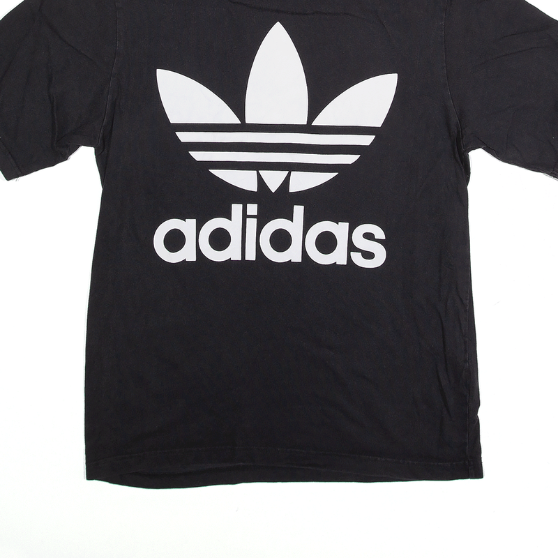 ADIDAS T-Shirt Black Short Sleeve Mens S