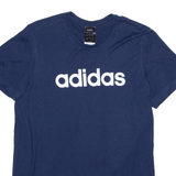 ADIDAS Sports Blue Short Sleeve T-Shirt Mens S