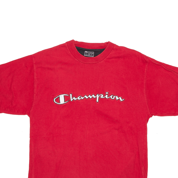 CHAMPION Sports Red Short Sleeve T-Shirt Mens M