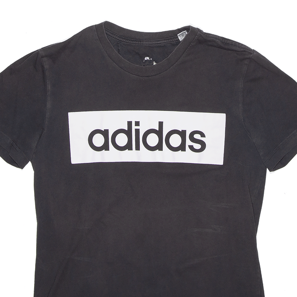 ADIDAS Sports Black Short Sleeve T-Shirt Mens S