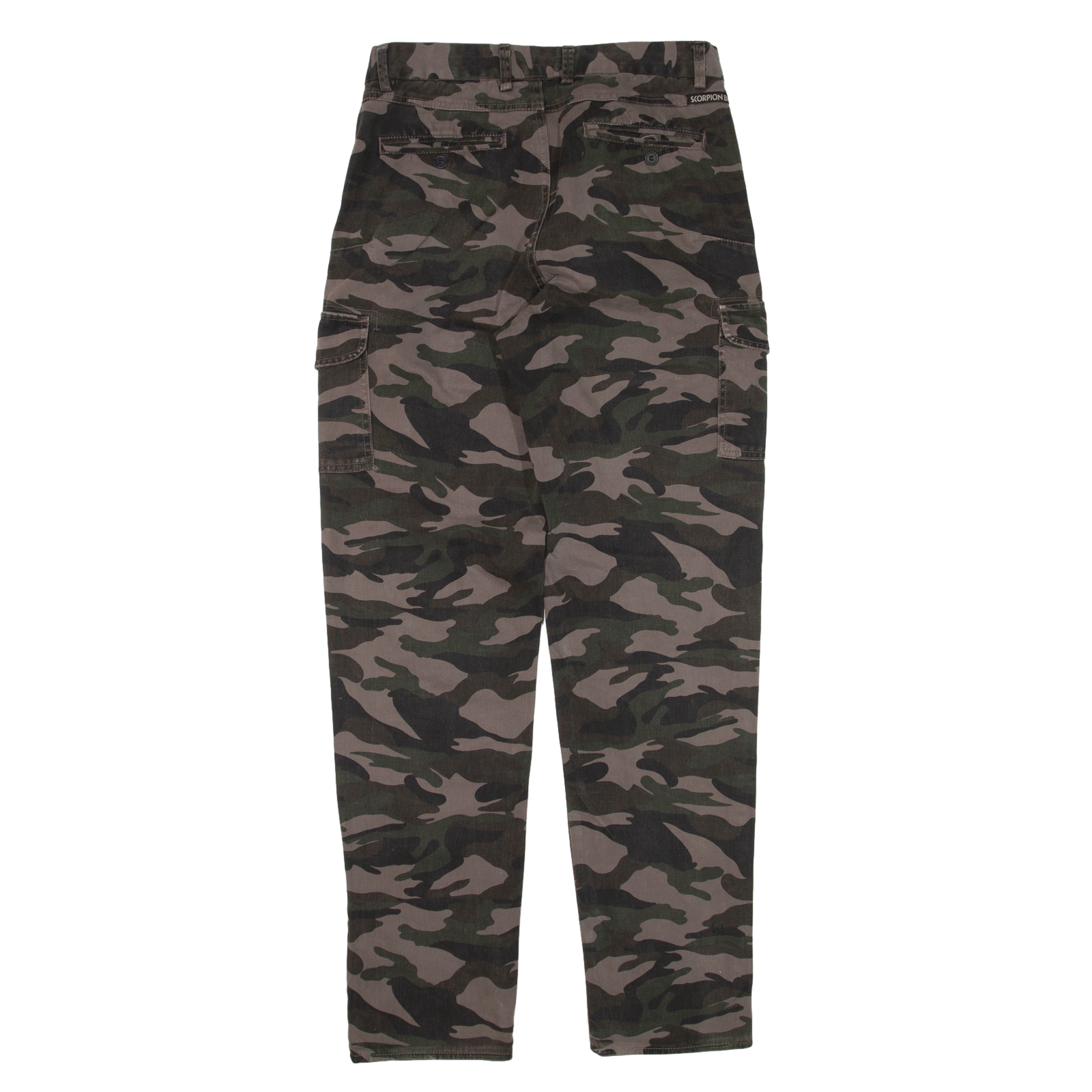 Grey Camo Print Cargo Trousers | PrettyLittleThing
