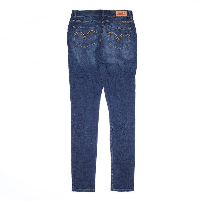 LEVI'S 524 Jeans Blue Denim Slim Skinny Womens W25 L32