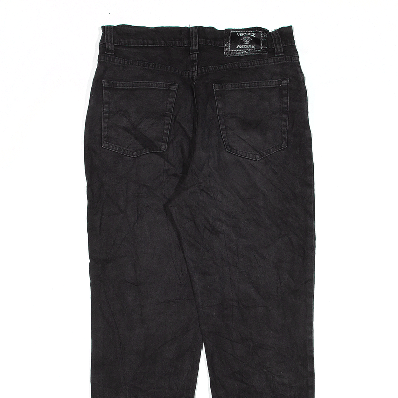 VERSACE Jeans Black Denim Slim Straight Mens W29 L26