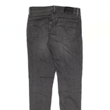 LEVI'S 710 BIG E Jeans Black Denim Slim Skinny Womens W27 L30
