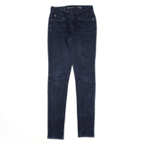 LEVI'S Modern Rise Rhinestone Jeans Blue Denim Slim Skinny Womens W24 L32