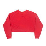LEVI'S Cropped Sweatshirt Red Womens XS