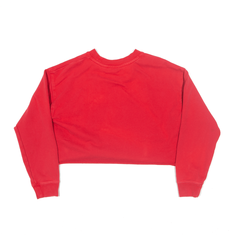 LEVI'S Cropped Sweatshirt Red Womens XS