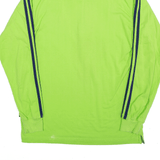 ADIDAS Sweatshirt Green 1/4 Zip Mens S