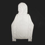 CONVERSE Hoodie White Pullover Mens XS