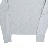 NIKE Embroidered Grey Sweatshirt Womens S