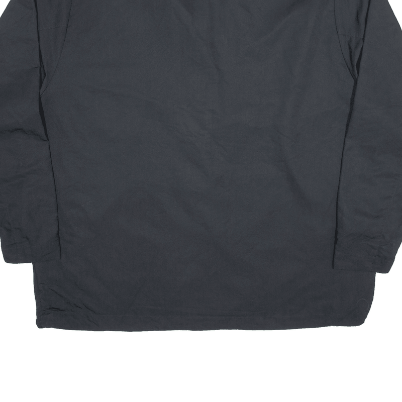 NIKE 1/4 Zip Pullover Jacket Grey Mens 2XL